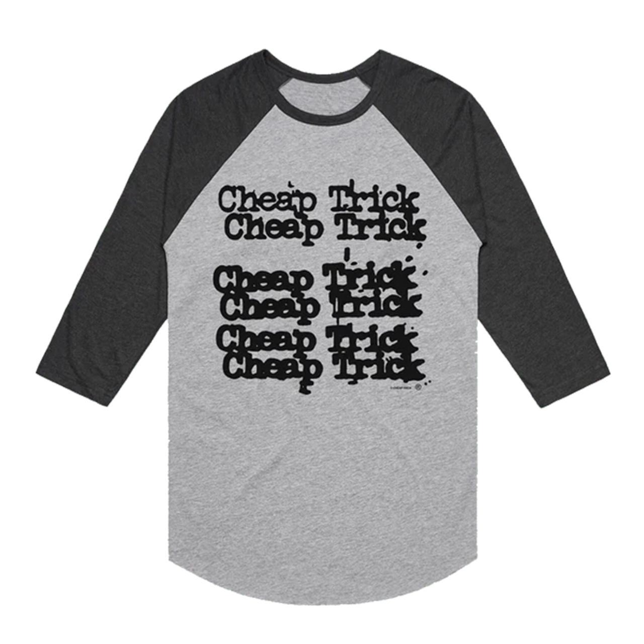 STACKED LOGO - Grey Raglan