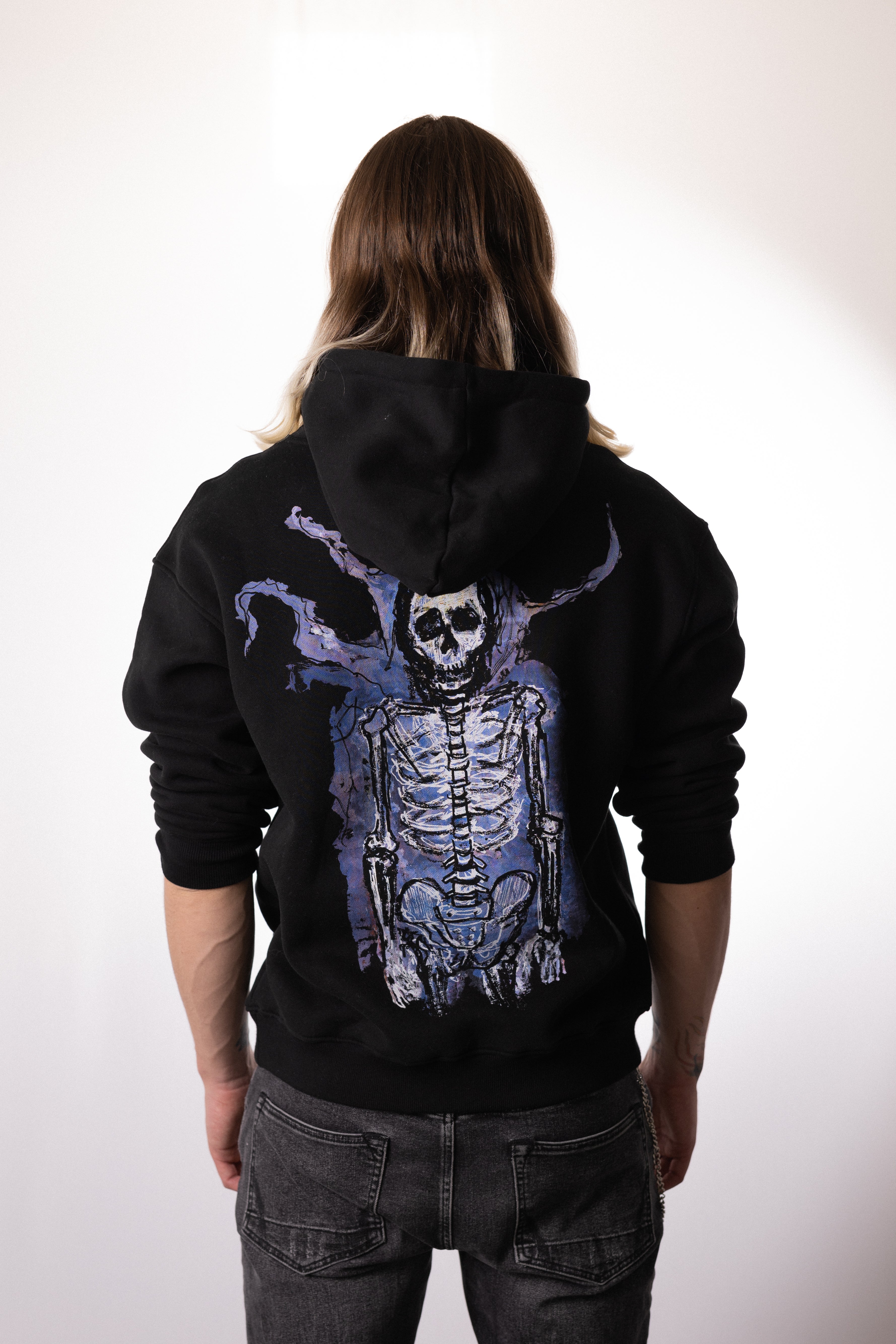 Skelly - Black Hoodie