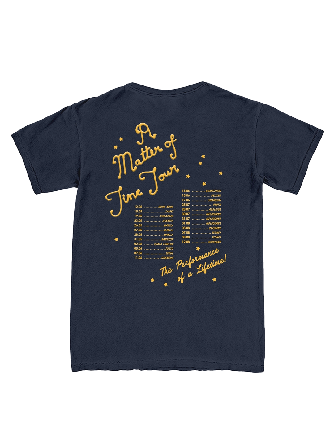 Laufey Tour (パフプリント) ーTシャツ